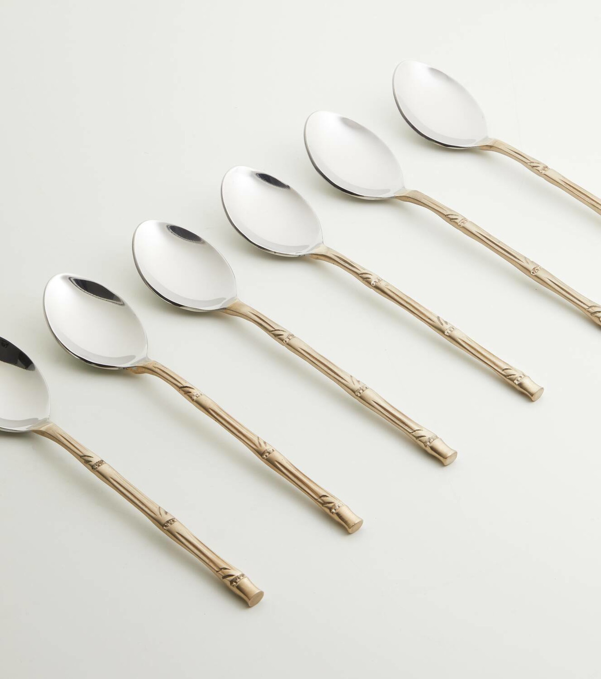Bitossi Bamboo 24-piece stainless steel flatware set