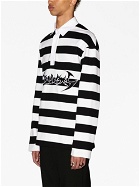 AMBUSH - Striped Cotton Polo Shirt