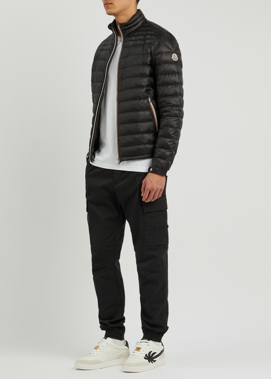 Moncler Daniel Quilted Shell Jacket Black 6, Men's Designer Shell