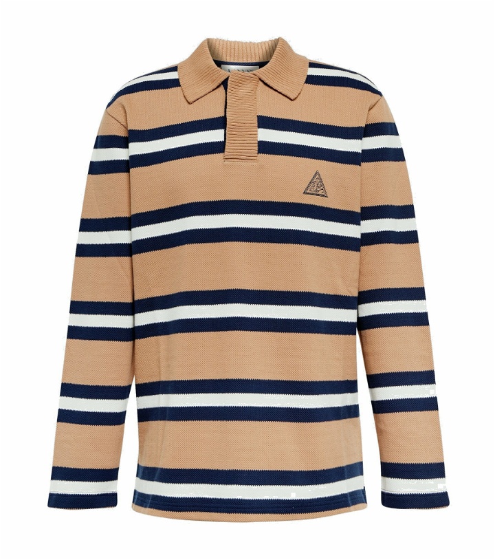 Photo: Lanvin - Striped cotton piqué polo shirt