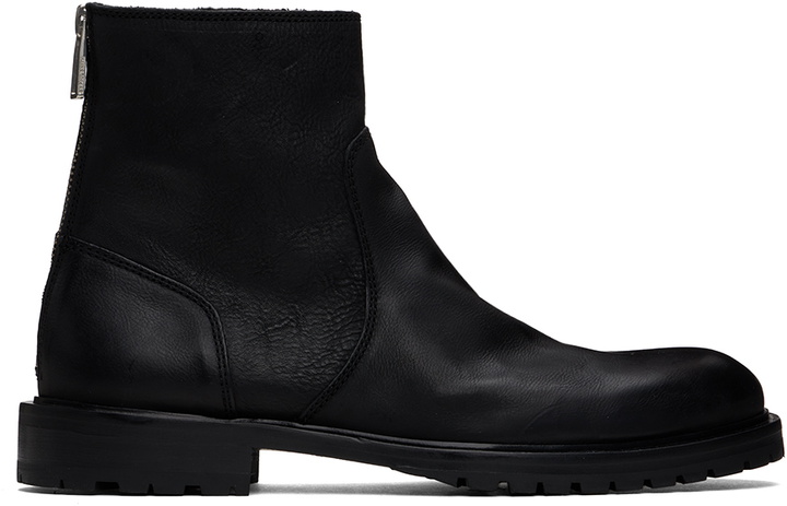 Photo: PS by Paul Smith Black Leather Falk Boots