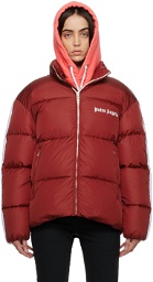 Palm Angels Red Track Down Jacket