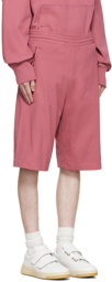 Acne Studios Pink Sweat Shorts