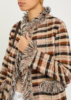 Etro Striped Fringed Woven Jacket Multicoloured 1