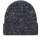 Acne Studios Men's Kabelo Beanie Cashmix in Navy/Grey