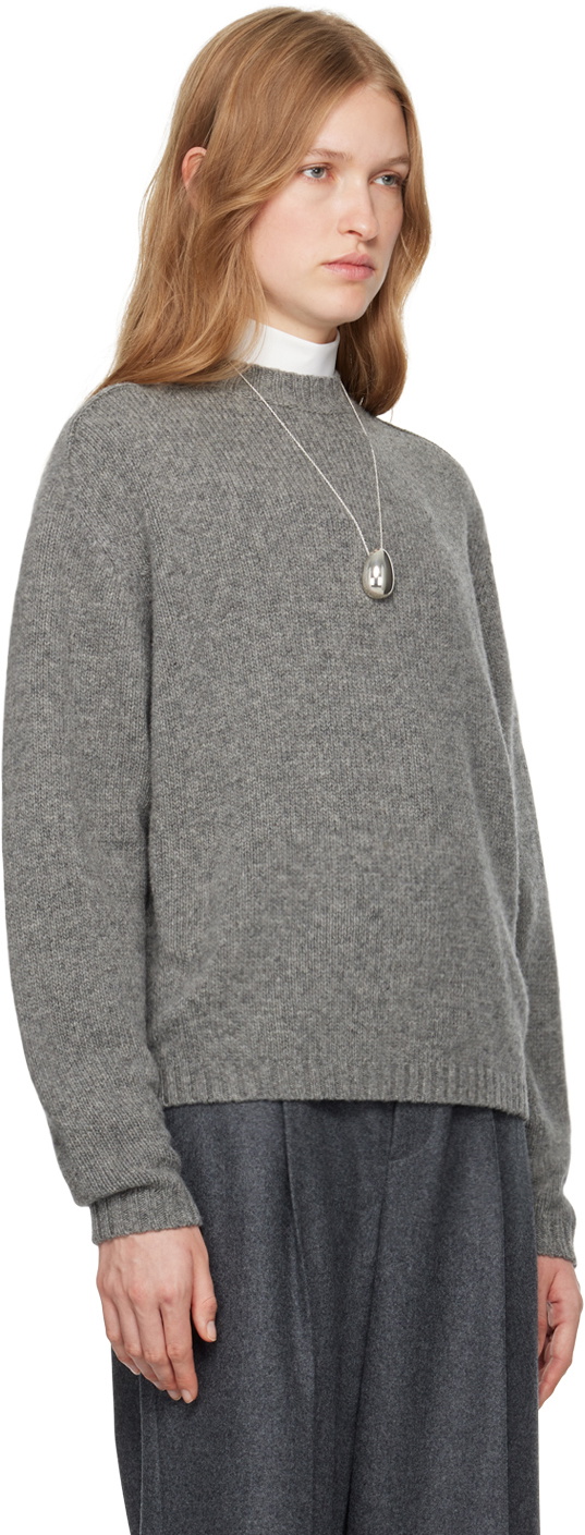 Carven Gray Crewneck Sweater
