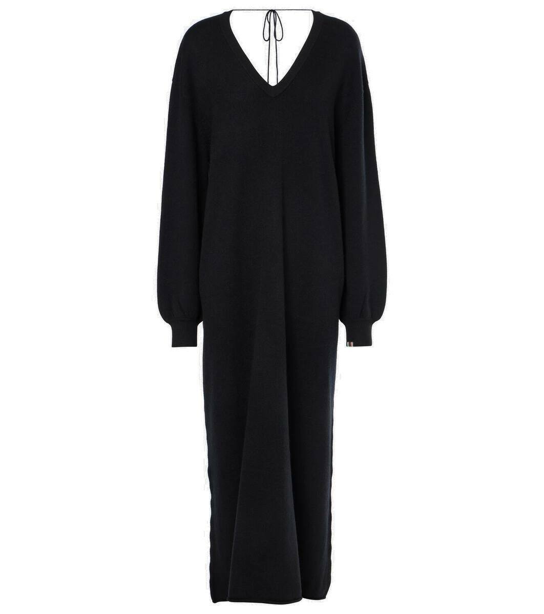 【Extreme Cashmere】 N°301 Swanカシミアブレンド maxiドレス Extreme Cashmere ~ Shadow N°301 Swan | MAIMOUN