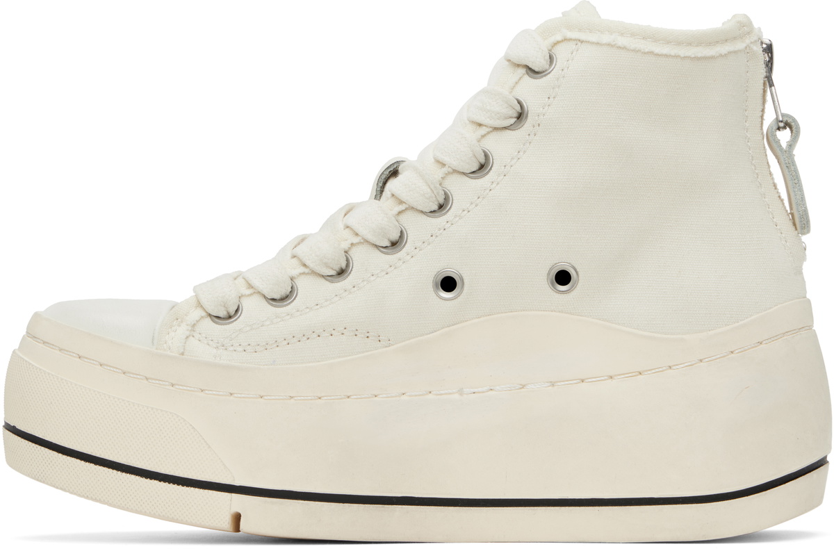 R13 Off-White Kurt High Top Sneakers