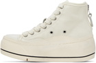 R13 Off-White Kurt High Top Sneakers