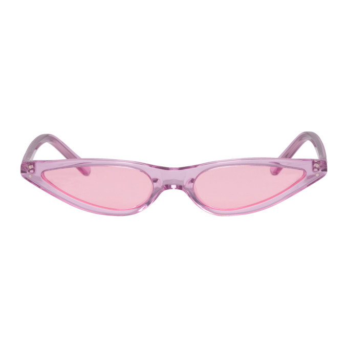 Photo: George Keburia Pink Micro Cat-Eye Sunglasses