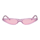 George Keburia Pink Micro Cat-Eye Sunglasses