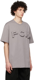 Feng Chen Wang Grey 3D Logo T-Shirt