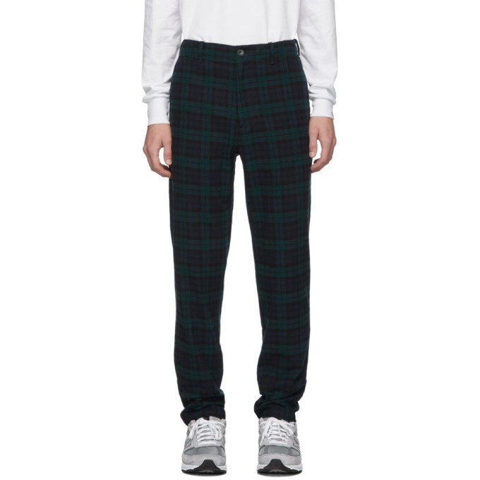 Photo: rag and bone Black Plaid Daniel Trousers