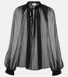 Saint Laurent - Silk chiffon blouse
