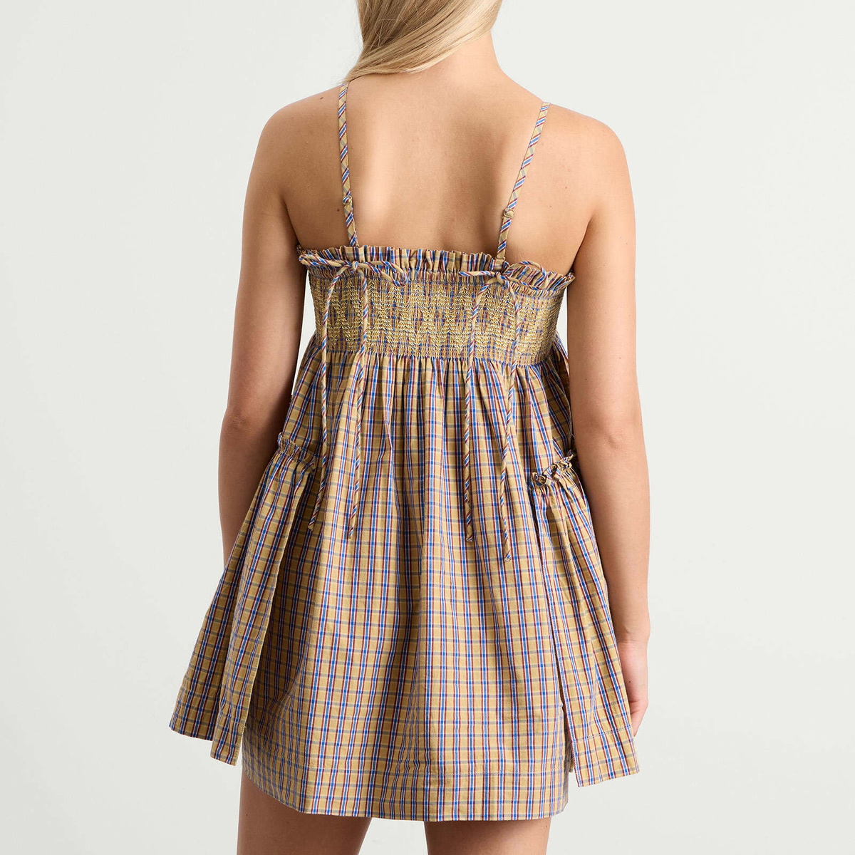 Damson Madder Women's Lilo Mini Dress in Marmalade