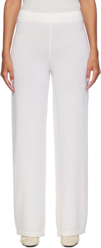 Photo: Max Mara Leisure White Epopea Lounge Pants