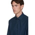 Ermenegildo Zegna Blue Cashmere Cashco Shirt