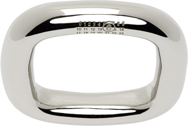 Photo: MM6 Maison Margiela Silver Tubing Ring