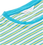 Orlebar Brown - Boys Age 4 - 12 Jimmy Striped Cotton and Linen-Blend T-Shirt - Men - Blue