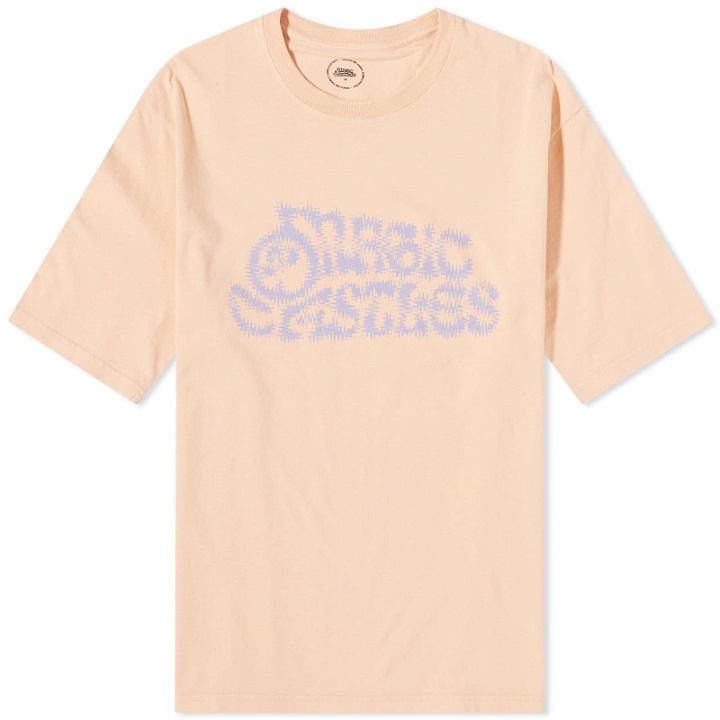 Photo: Magic Castles Men's Trip T-Shirt in Peach