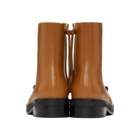 JW Anderson Brown Stitch Ankle Boots