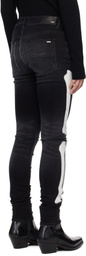 AMIRI Black Bones Slash Jeans