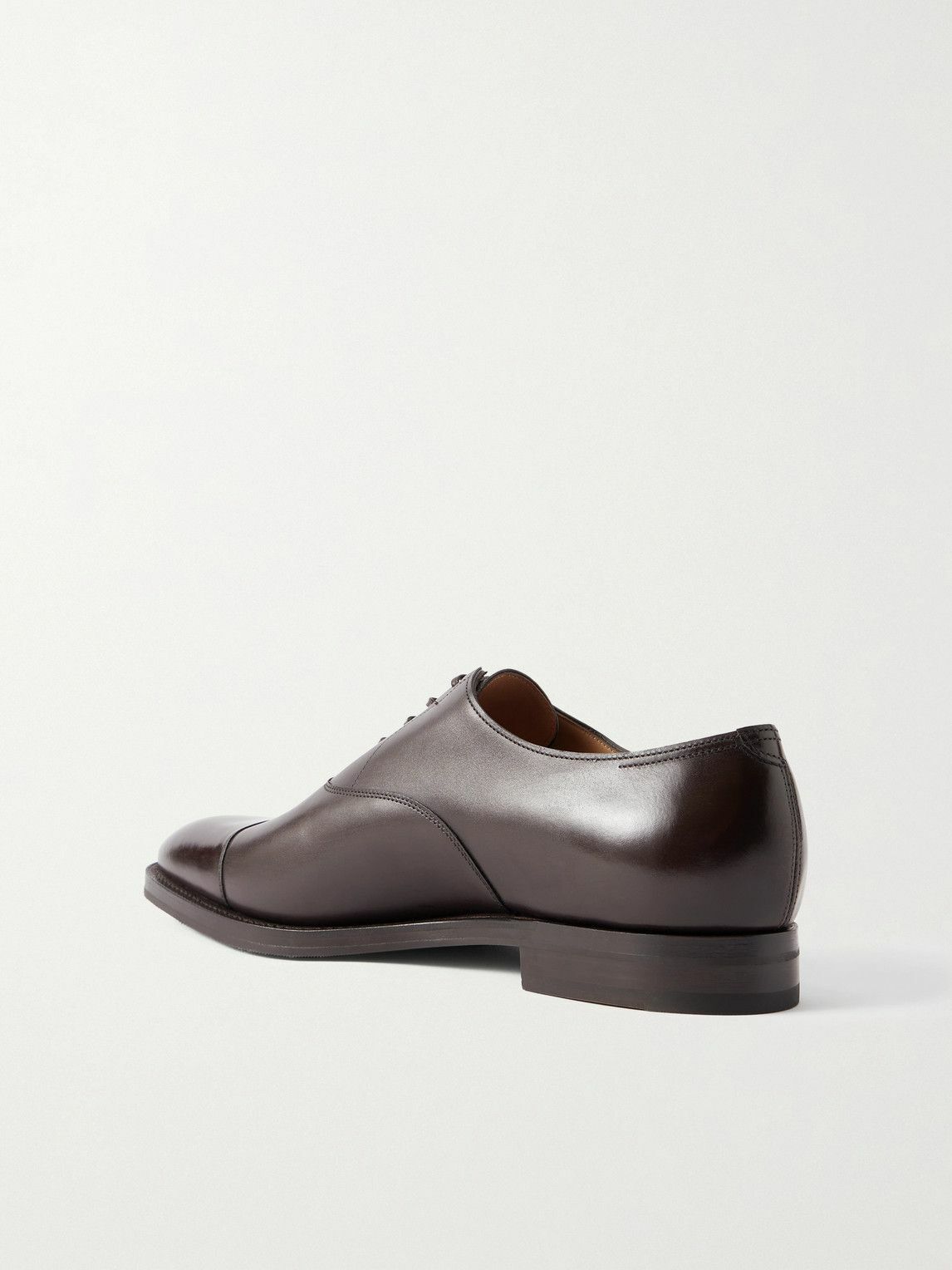 John Lobb - City II Leather Oxford Shoes - Brown