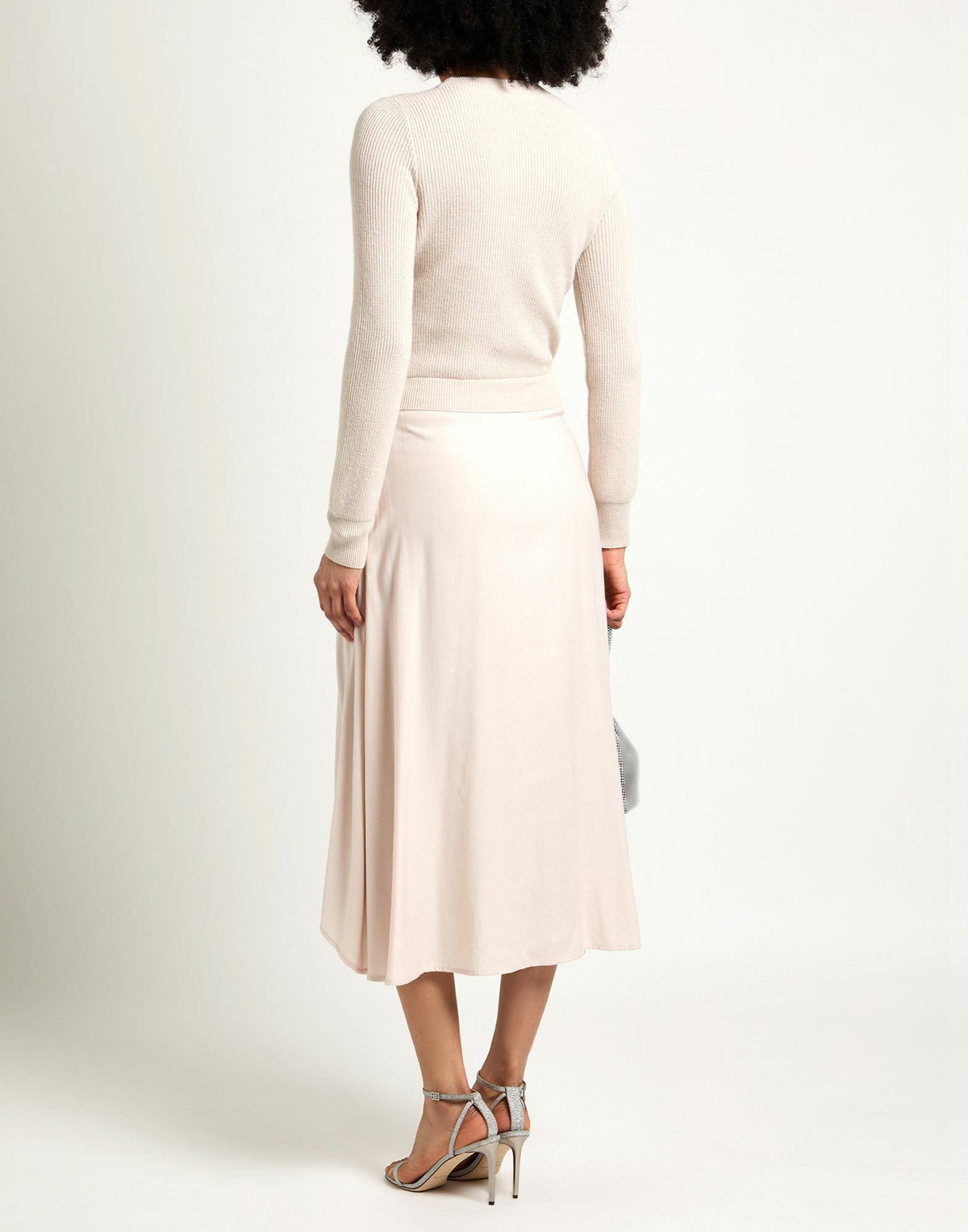 Peserico Womens Midi dress in Beige