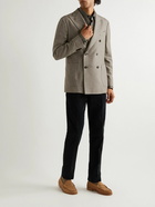 Boglioli - K-Jacket Slim-Fit Double-Breasted Wool-Twill Suit Jacket - Neutrals