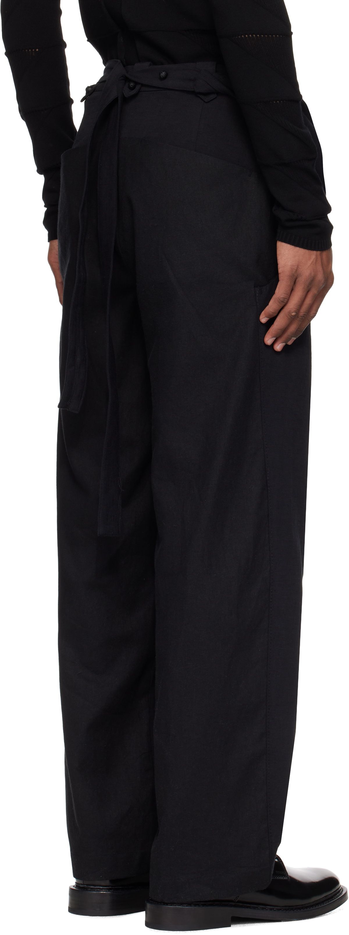HYEIN SEO Black Seed Charm Bag Trousers