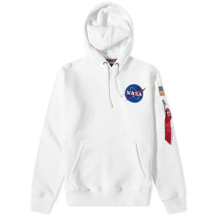 Photo: Alpha Industries Men's Space Shuttle Hoody in White