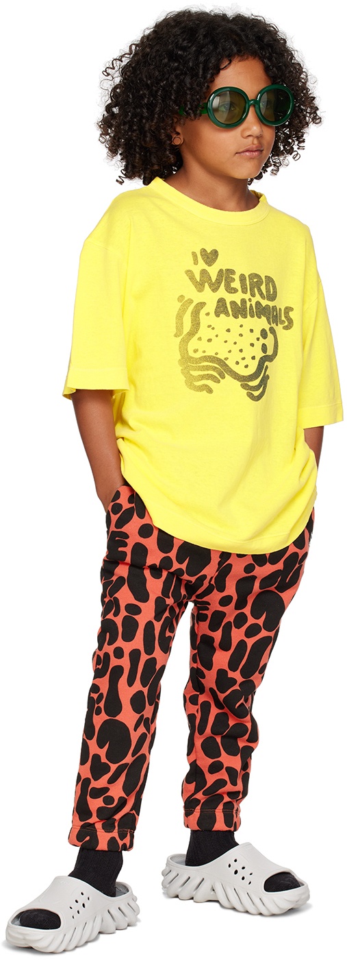 The Animals Observatory Kids Red Dromedary Lounge Pants