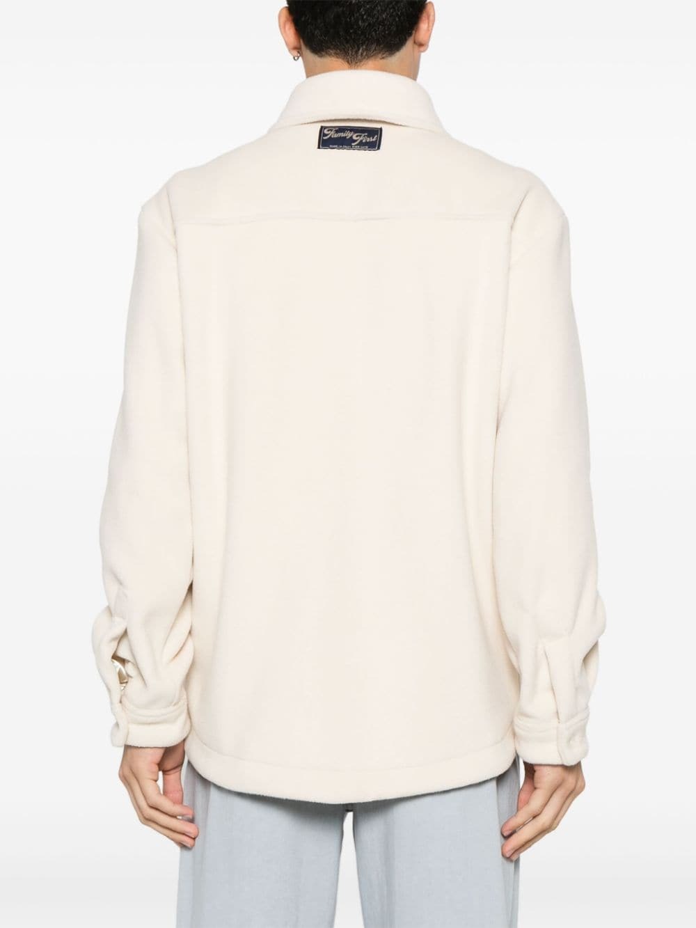 FAMILY FIRST - Brushed Effect Shirt Jacket