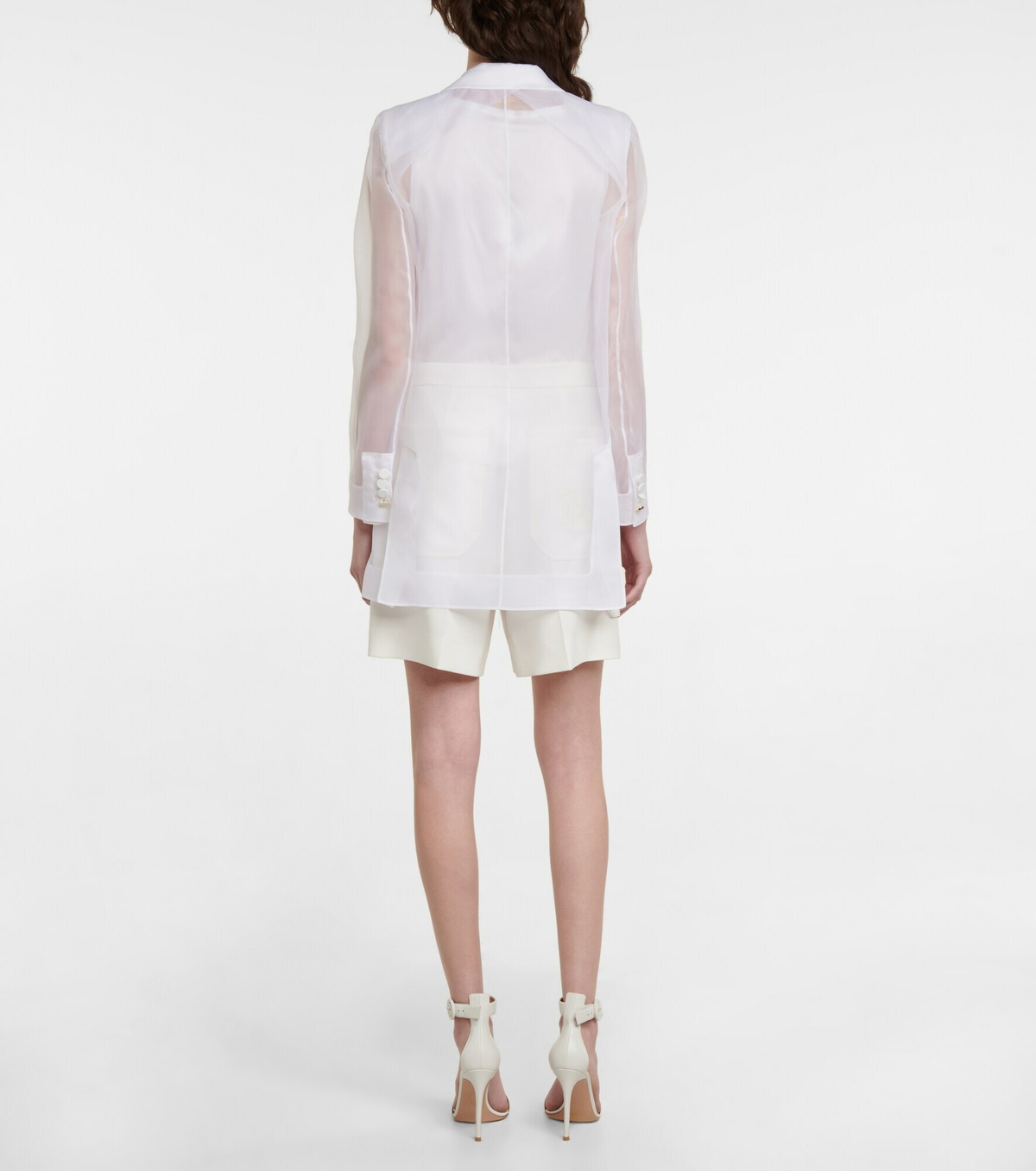 Blouse PENNYBLACK (Max Mara) Blanche En Soie - Taille 40, Parfait état