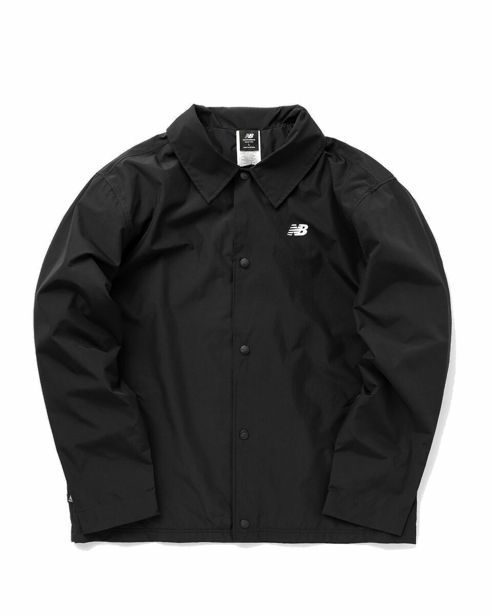 Photo: New Balance Nb Essentials Coaches Jacket Black - Mens - Overshirts