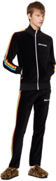 Palm Angels Black Rainbow Track Jacket