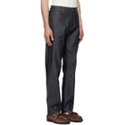 Lanvin Navy Straight-Leg Jeans