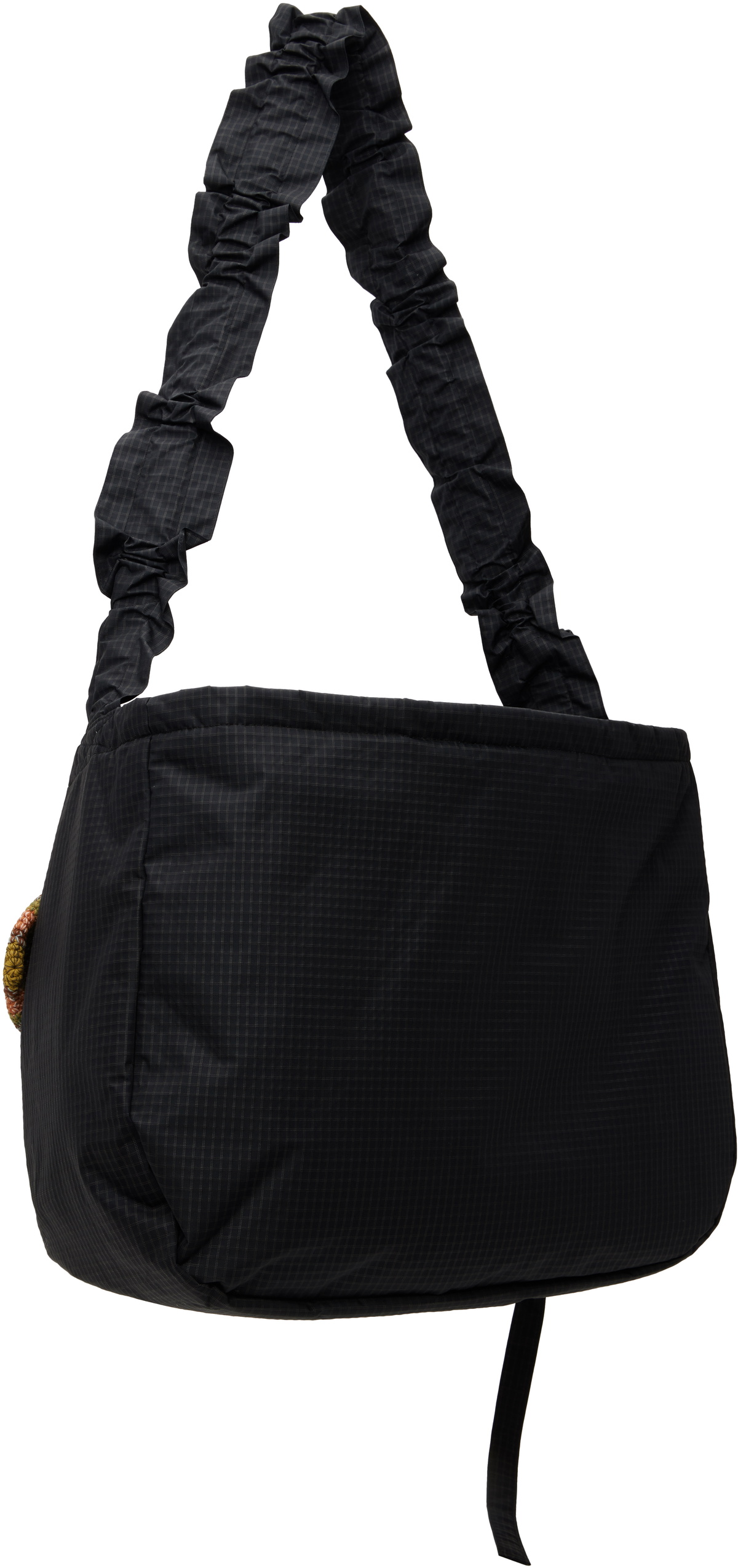Story mfg. Black Large Drawstring Port-All Bag