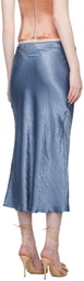 Anna October Blue Sandra Midi Skirt