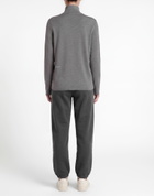Pangaia Womens Turtleneck in Grey