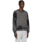 Amiri Black Washed Shotgun Sweatshirt