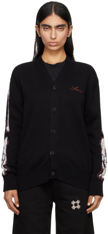 Photo: AMIRI Black Bones Cardigan