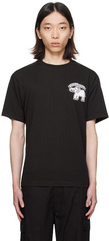 Photo: Kenzo Black Kenzo Paris Elephant Flag T-Shirt