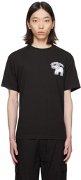 Kenzo Black Kenzo Paris Elephant Flag T-Shirt