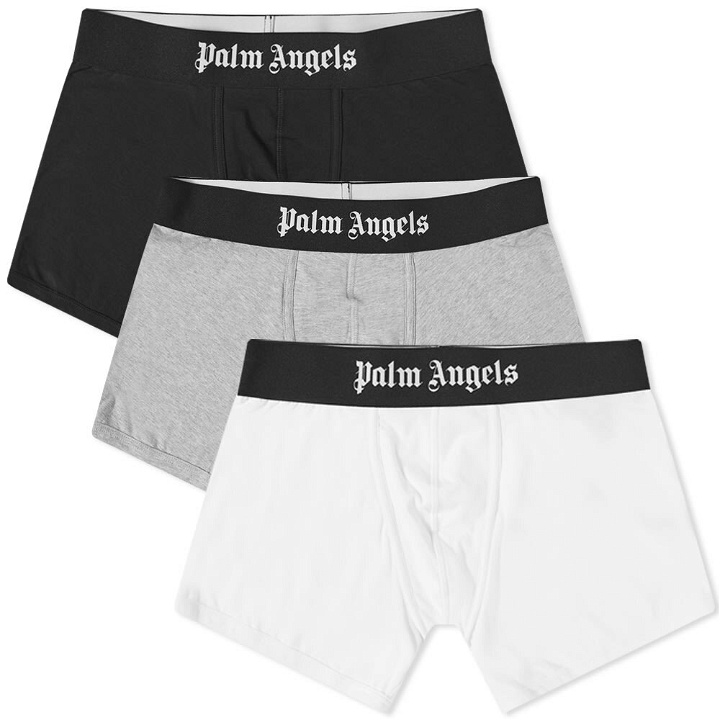 Photo: Palm Angels Logo Boxer - 3 Pack