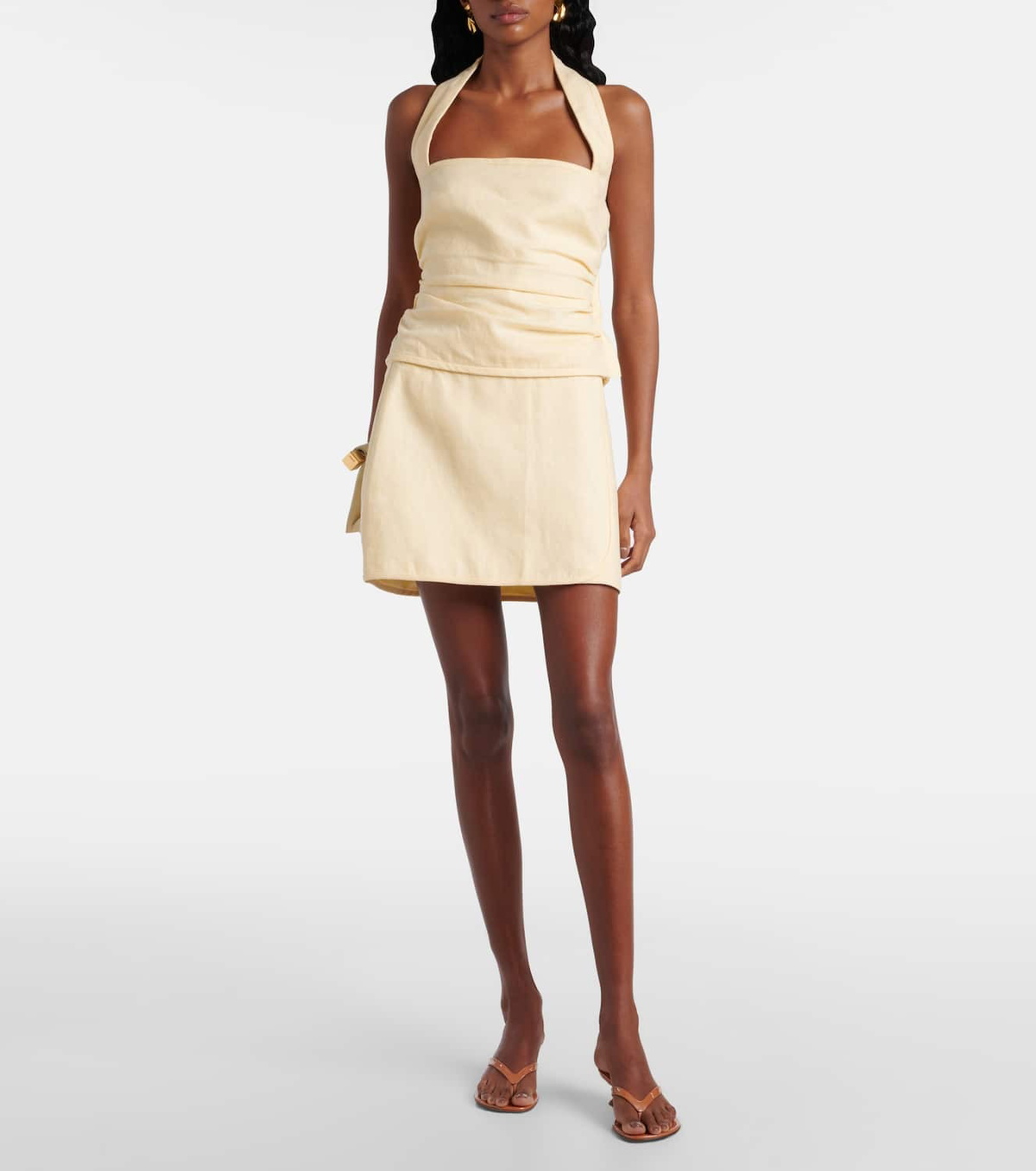 SIR Jerry linen wrap skirt