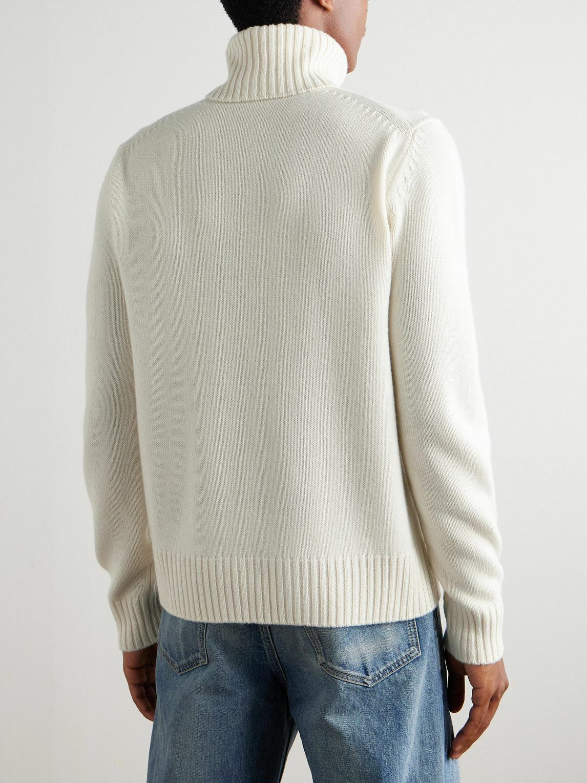 TOM FORD - Cashmere Rollneck Sweater - White