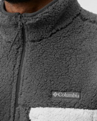 Columbia Mountainside Heavyweight Fleece Grey - Mens - Fleece Jackets