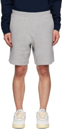 adidas Originals Gray Trefoil Essentials Shorts