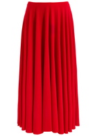 Norma Kamali Stretch-jersey Midi Skirt Red